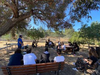 Επίσκεψη στο Γυμνάσιο Αγλαντζιάς